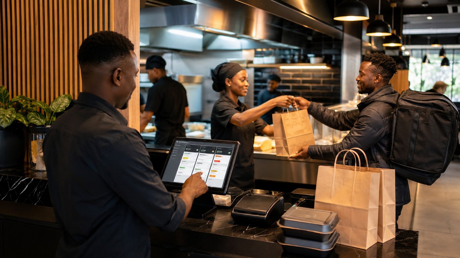 Restaurant staff representing collective tip pooling and staff remittance